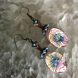 Oval Flowers Enamel